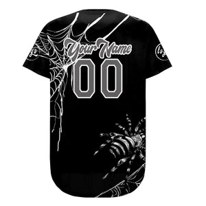 Camiseta de béisbol personalizada en blanco y negro con degradado uniformes de equipo con nombre y número