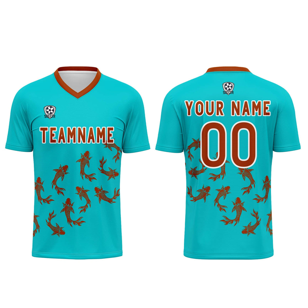 Conjunto personalizado de camiseta de fútbol azul marino para niños y adultos