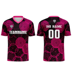 Conjunto personalizado de camiseta de uniforme de pólvora negra para niños y adultos