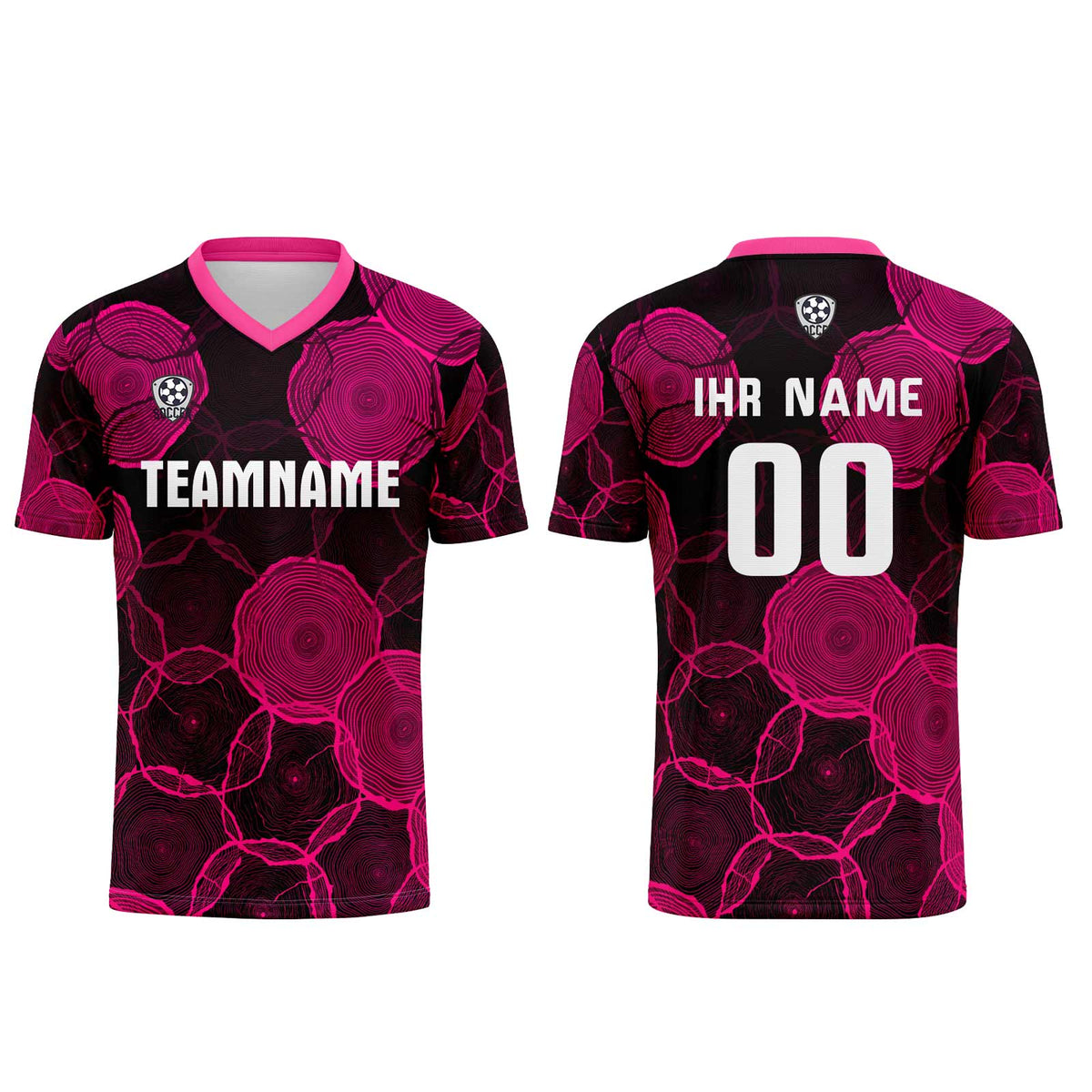 Conjunto personalizado de camiseta de uniforme de pólvora negra para niños y adultos