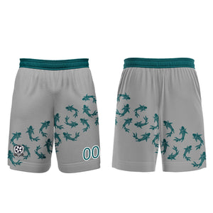 Conjunto personalizado de camiseta de fútbol gris para niños y adultos