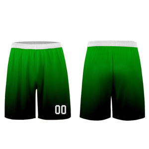Conjunto personalizado de camiseta de uniforme verde y negro para niños y adultos