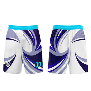 Conjunto personalizado de camiseta de uniforme blanca y morada para niños y adultos