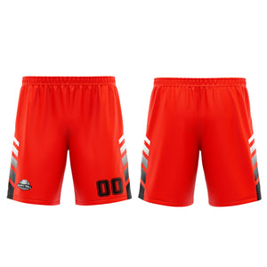 Uniforme de baloncesto personalizado rojo y negro con tu logotipo-nombre y número impresos