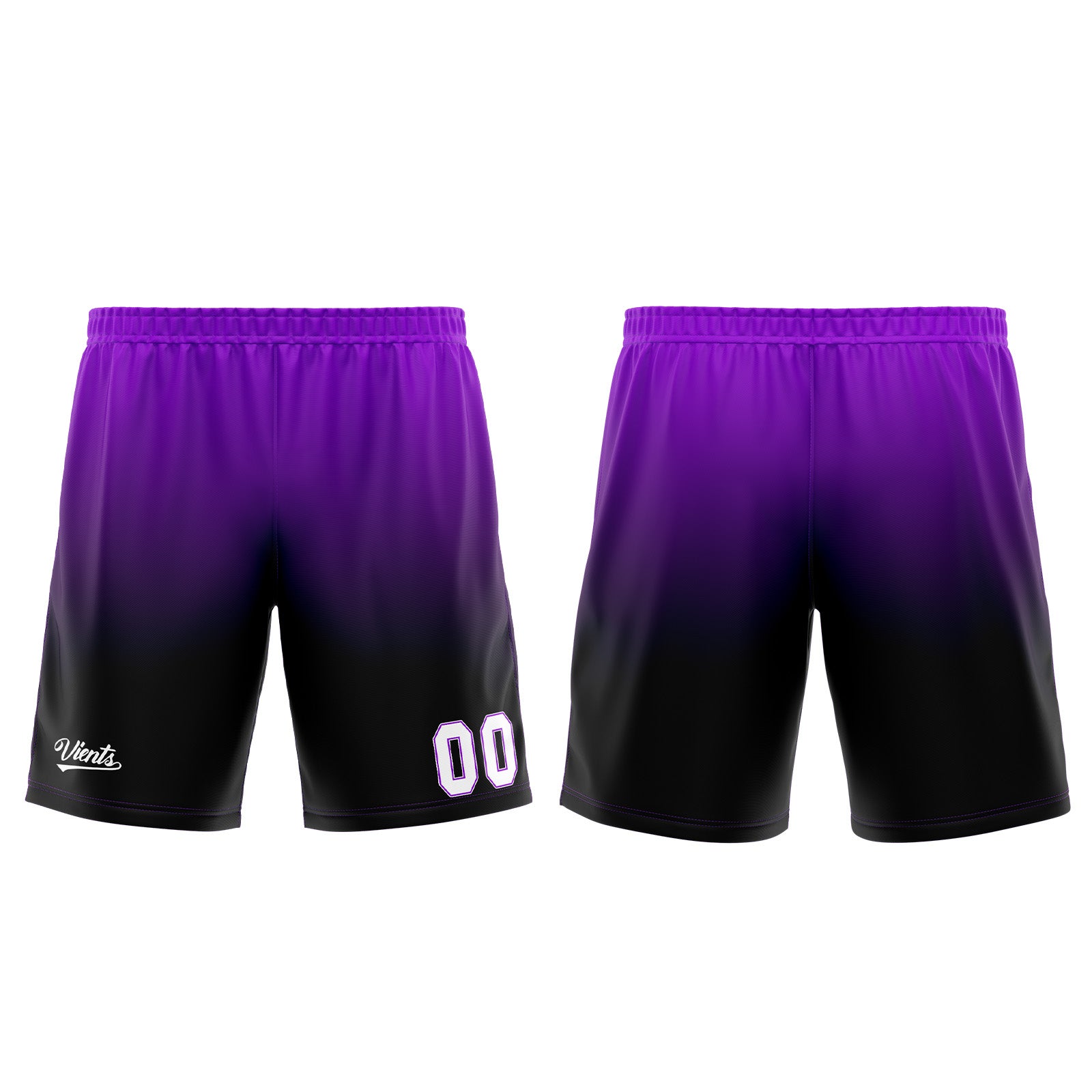 Uniforme de baloncesto personalizado en negro y morado con tu logotipo-nombre y número impresos