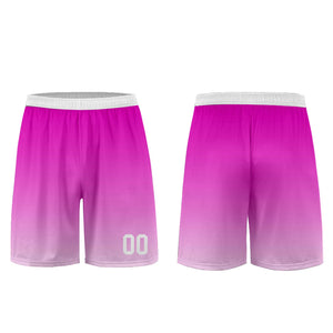 Conjunto personalizado de camiseta de uniforme rosa y blanco para niños y adultos