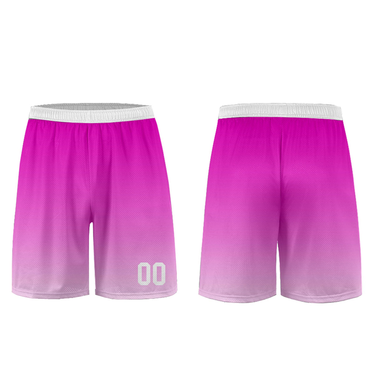 Conjunto personalizado de camiseta de uniforme rosa y blanco para niños y adultos