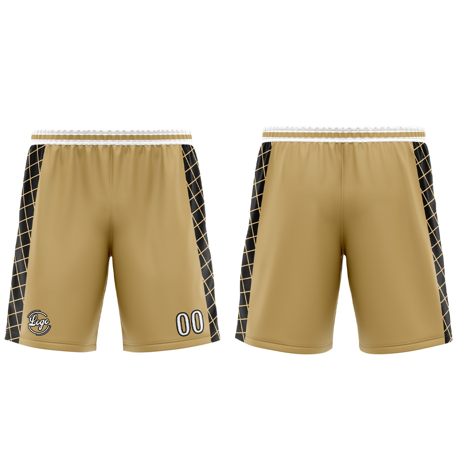 Uniforme de baloncesto personalizado en marrón y negro con tu logotipo-nombre y número impresos