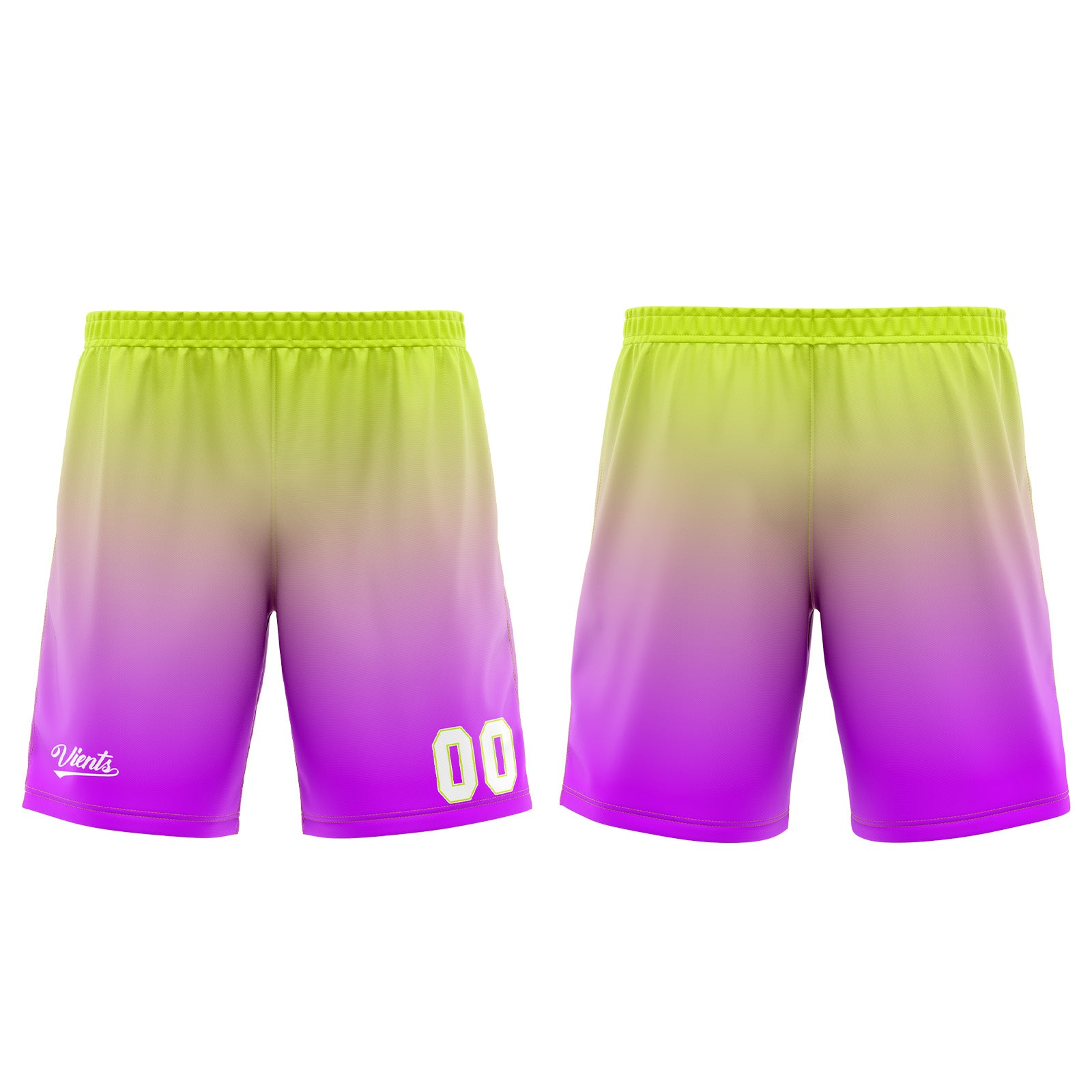 Uniforme de baloncesto personalizado de color morado claro y verde con tu logotipo-nombre y número impresos