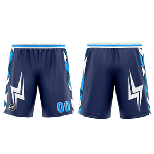 Uniforme de baloncesto azul marino personalizado con tu logotipo-nombre y número impresos