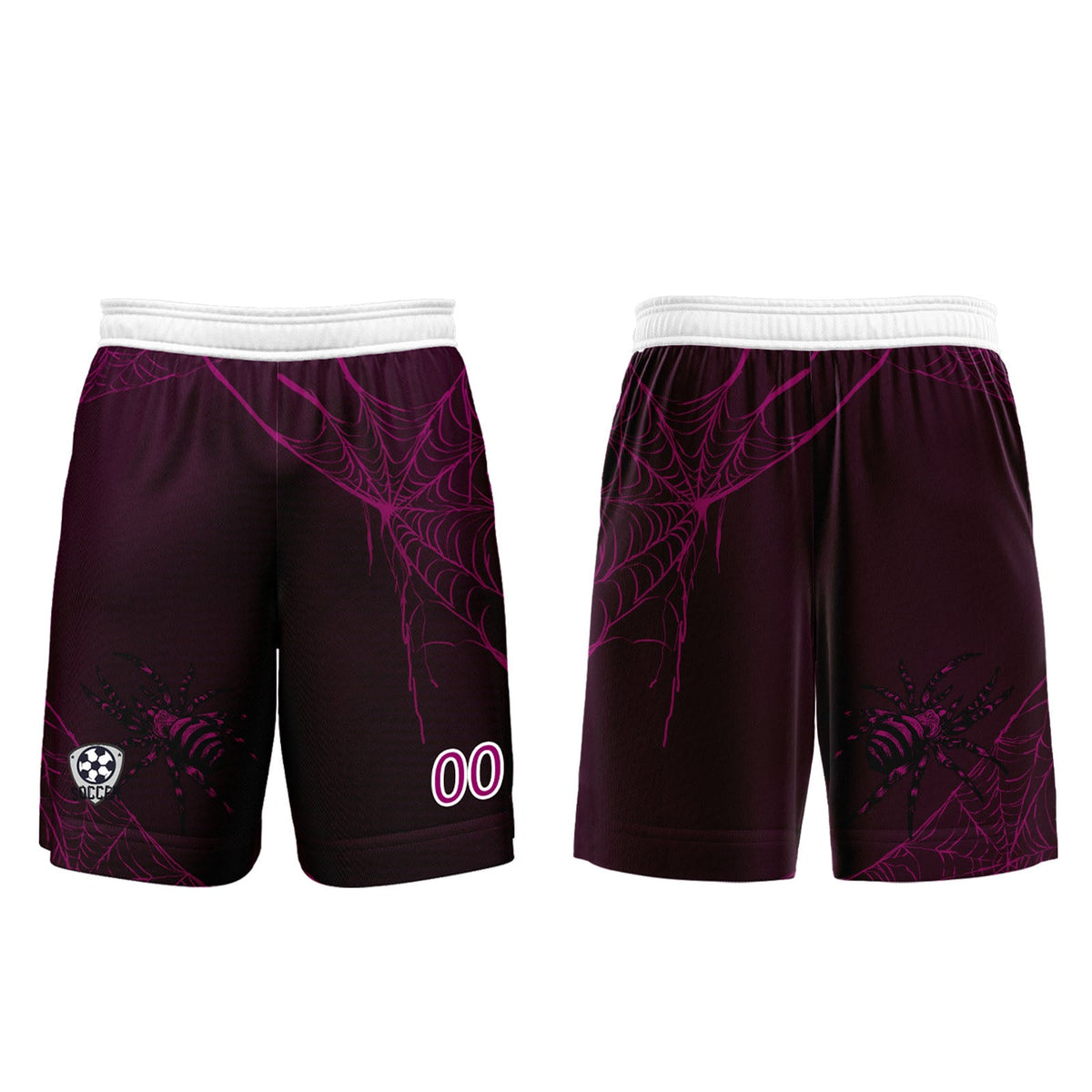 Conjunto personalizado de camiseta de fútbol morada para niños y adultos