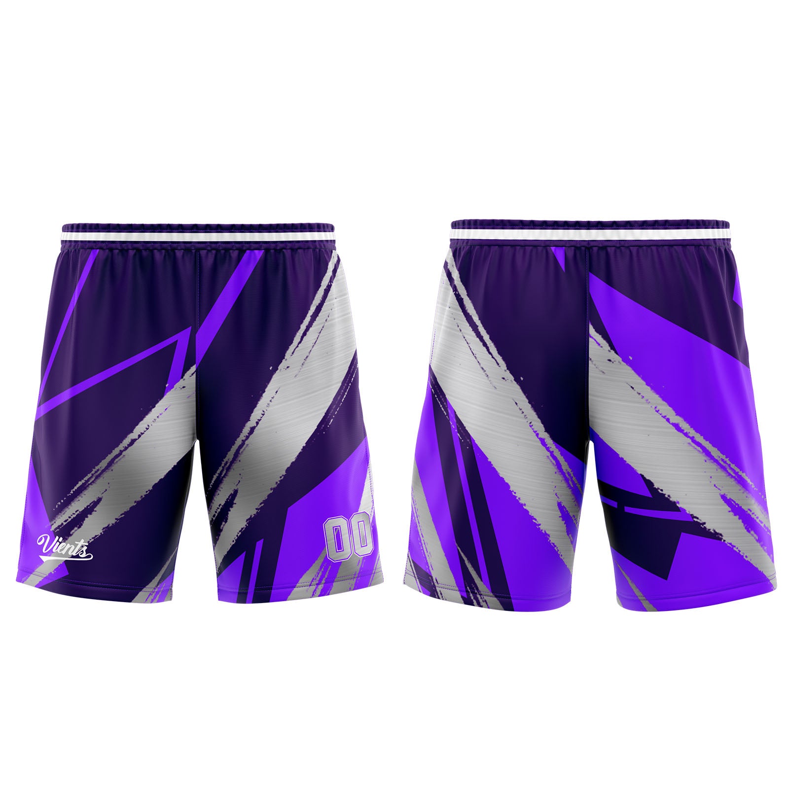 Uniforme de baloncesto personalizado en color gris púrpura con tu logotipo-nombre y número impresos
