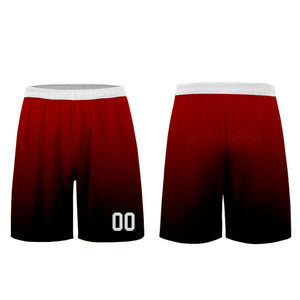 Conjunto personalizado de camiseta & uniforme rojo y negro para niños y adultos