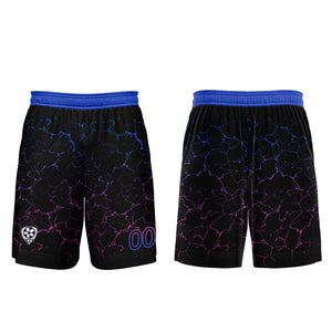 Conjunto personalizado de camiseta de fútbol Black Rose Purple para niños y adultos