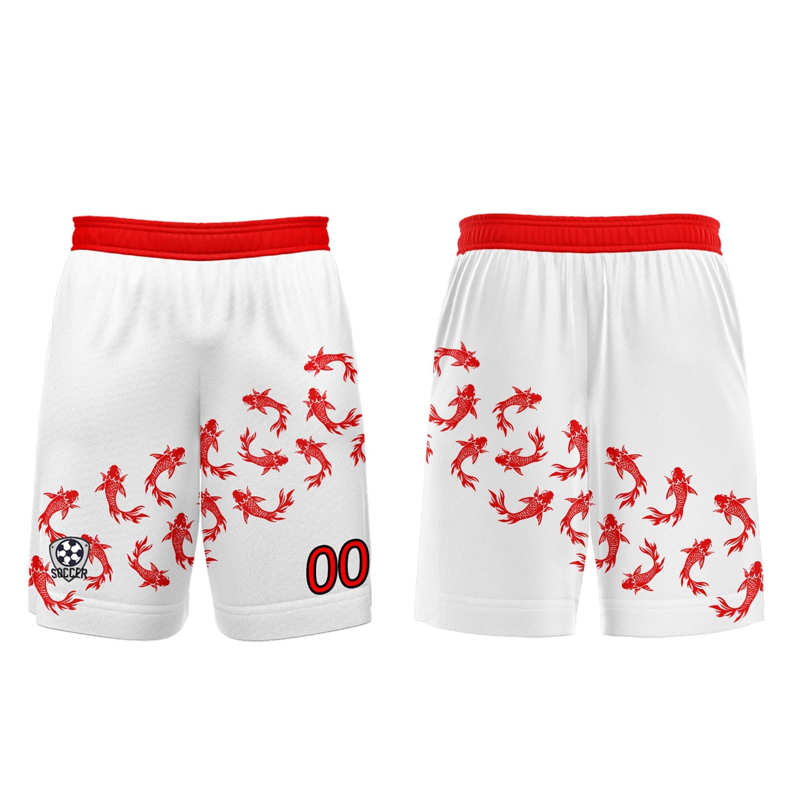 Conjunto personalizado de camiseta de fútbol blanca para niños y adultos