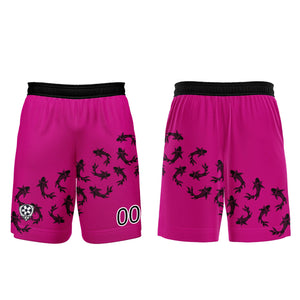 Conjunto personalizado de camiseta de fútbol color rosa púrpura para niños y adultos