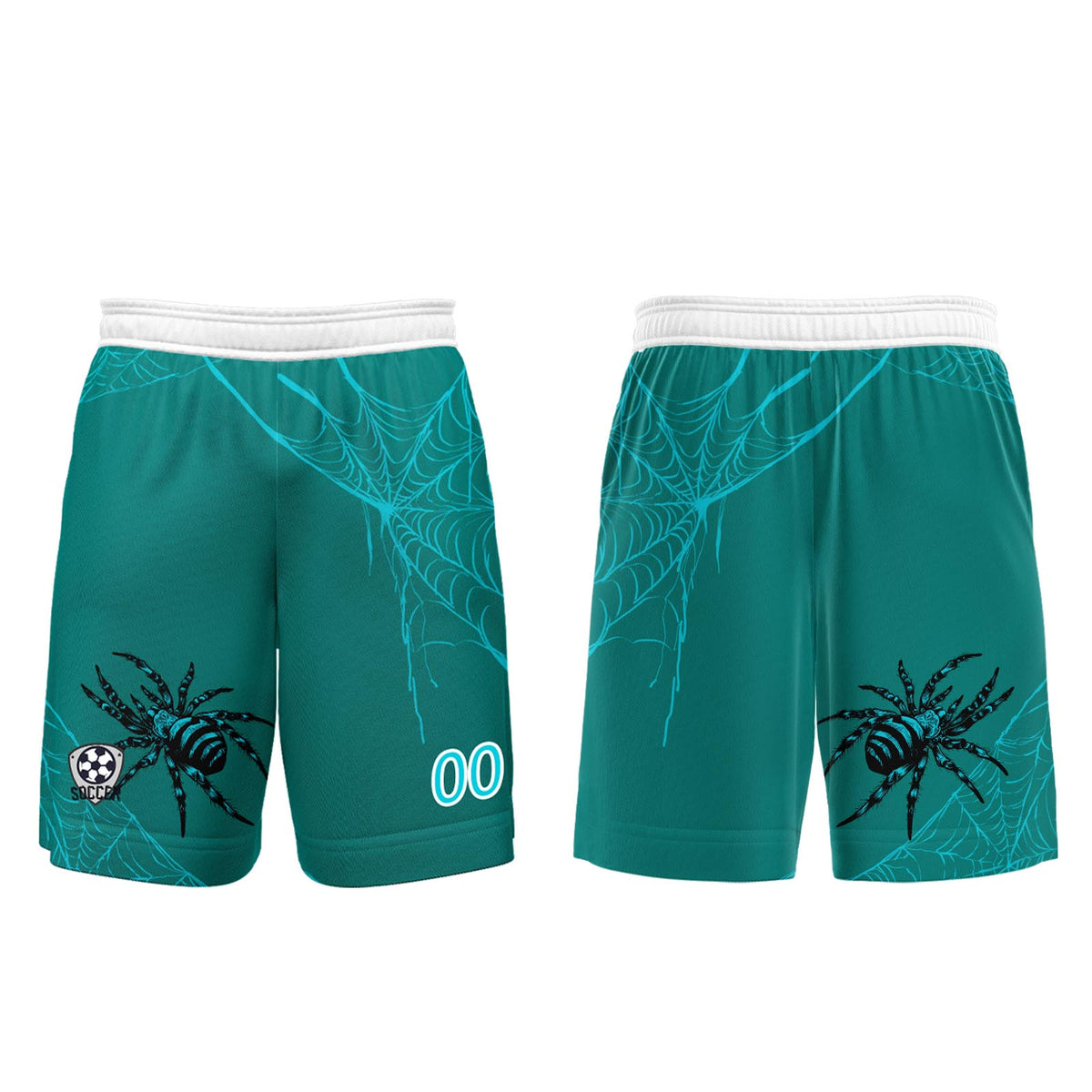 Conjunto personalizado de camiseta de fútbol verde oscuro para niños y adultos