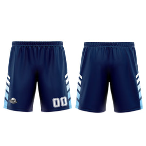 Uniforme de baloncesto personalizado azul marino y blanco con tu logotipo-nombre y número impresos