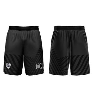 Conjunto personalizado de camiseta negra de uniforme para niños y adultos