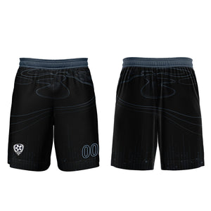 Conjunto personalizado de camiseta de fútbol Black Haze Blue para niños y adultos