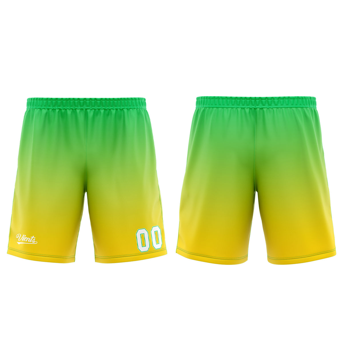 Uniforme de baloncesto personalizado amarillo y verde con tu logotipo-nombre y número impresos