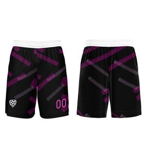 Conjunto personalizado de camiseta de fútbol negra y roja para niños y adultos