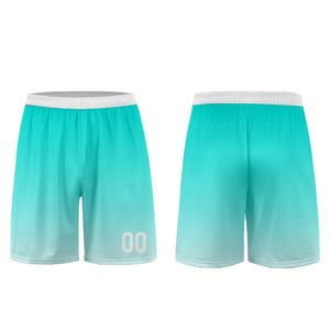 Camiseta de uniforme personalizada azul menta y blanca para niños y adultos Conjunto de camiseta personalizado