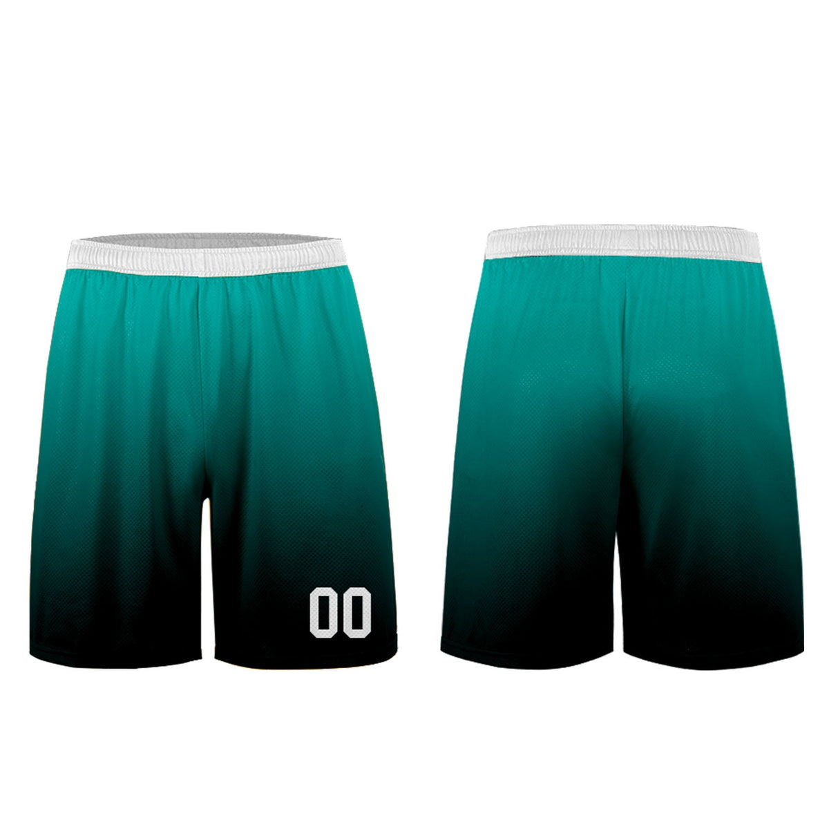 Camiseta de uniforme personalizada azul menta y negra para niños y adultos Conjunto de camiseta personalizado