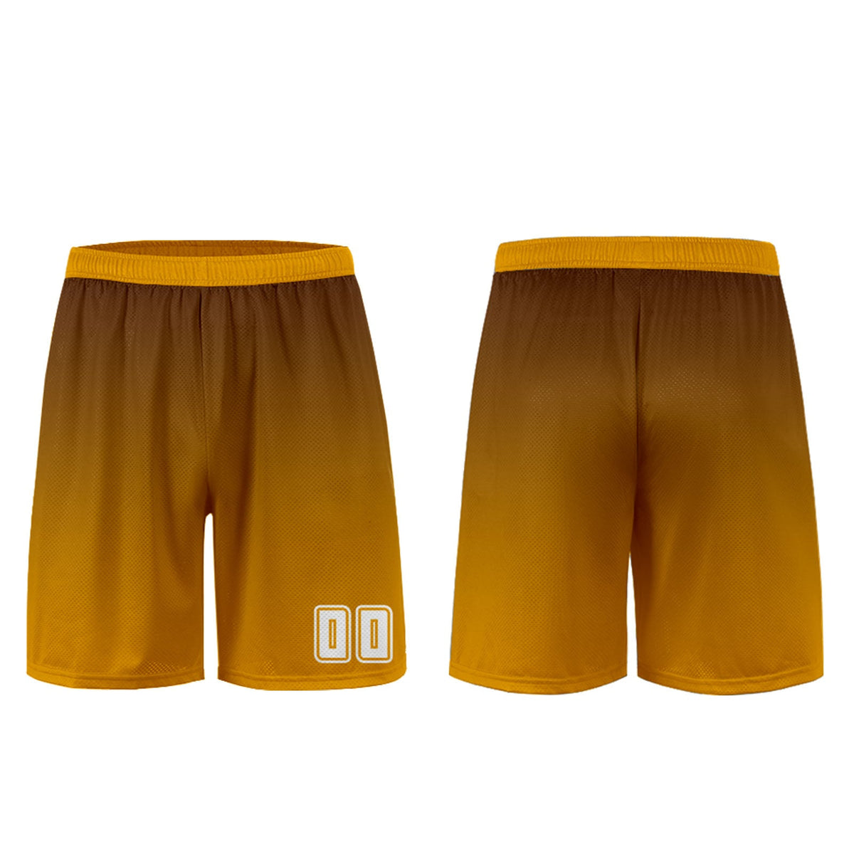 Conjunto personalizado de camiseta de uniforme marrón y naranja para niños y adultos