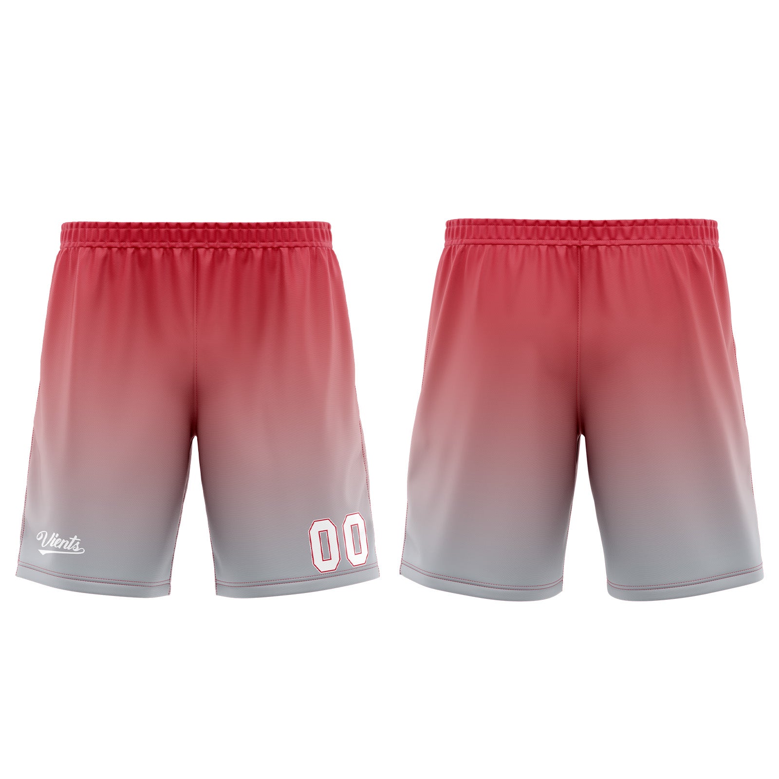 Uniforme de baloncesto personalizado gris y rojo con tu logotipo-nombre y número impresos