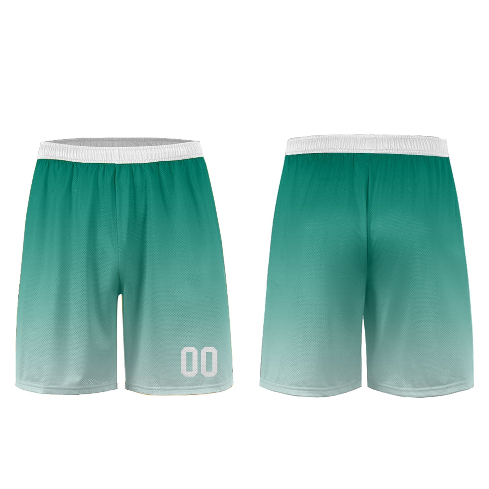 Conjunto personalizado de camiseta de uniforme verde oscuro y blanco para niños y adultos