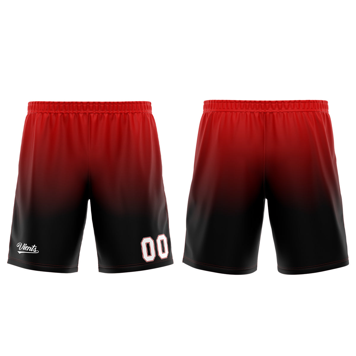 Uniforme de baloncesto personalizado en negro y rojo con tu logotipo-nombre y número impresos