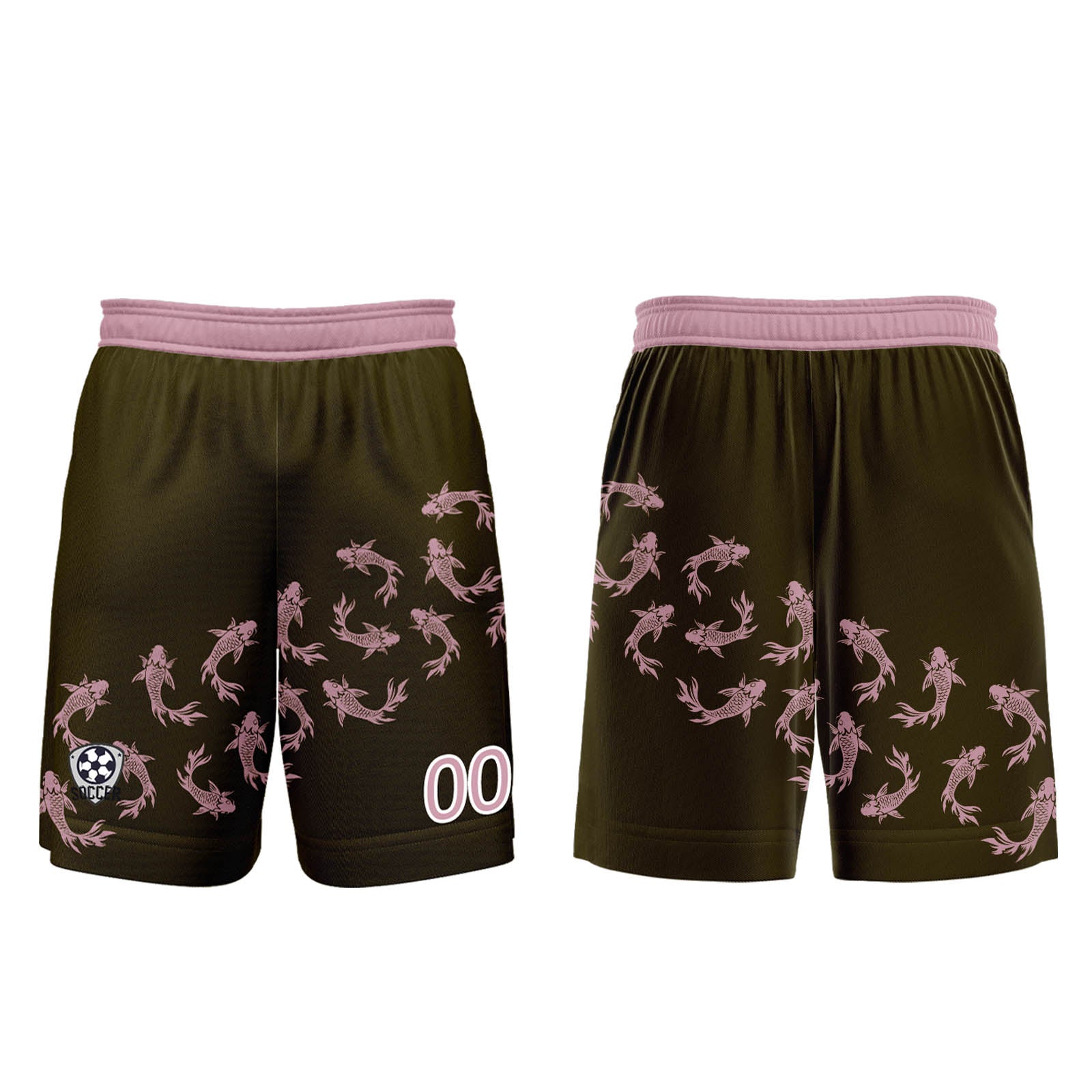 Conjunto personalizado de camiseta de fútbol verde oliva para niños y adultos