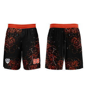 Conjunto personalizado de camiseta de uniforme naranja para niños y adultos