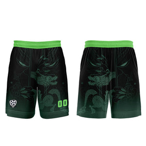 Conjunto personalizado de camiseta de uniforme verde claro azul para niños y adultos