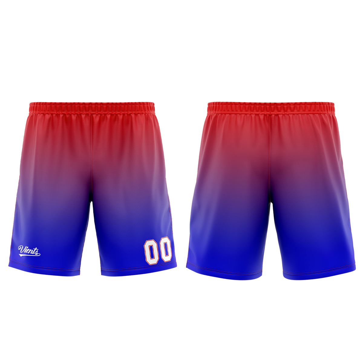Uniforme de baloncesto personalizado azul y rojo con tu logotipo-nombre y número impresos