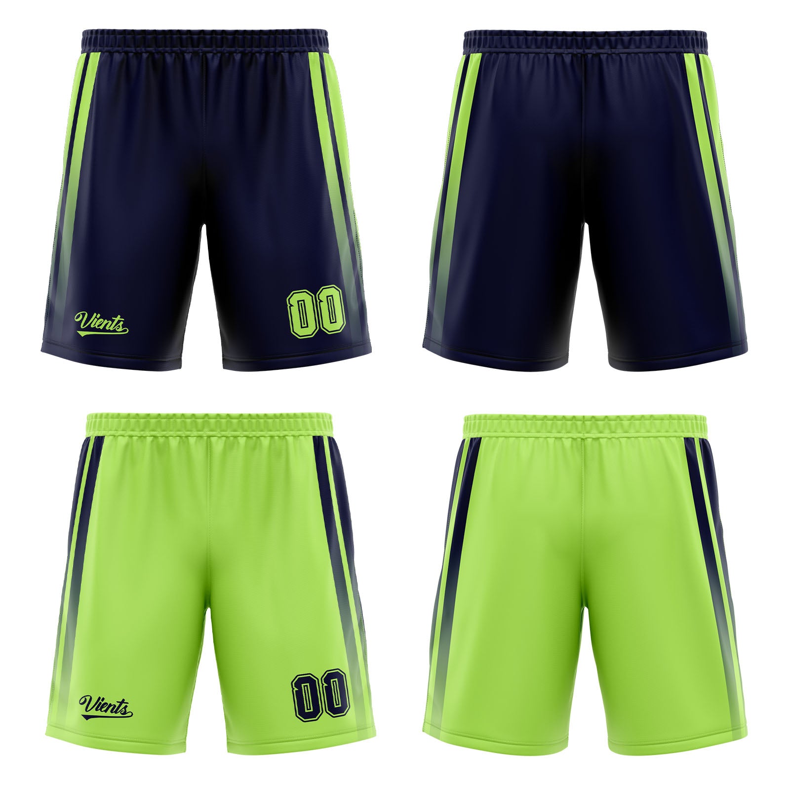 Traje de baloncesto reversible azul marino personalizado para adultos y niños