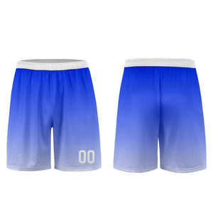 Conjunto personalizado de camiseta de uniforme azul y blanco para niños y adultos