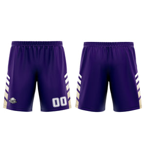 Uniforme de baloncesto personalizado morado y blanco con tu logotipo-nombre y número impresos