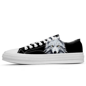 Realza tu estilo con las zapatillas bajas de lona Wolf para hombre y mujer