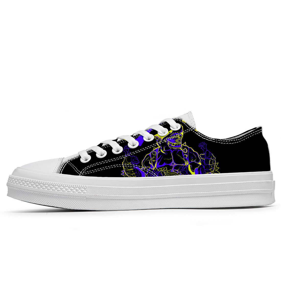 Realza tu estilo con las zapatillas bajas de lona Shark para hombre y mujer