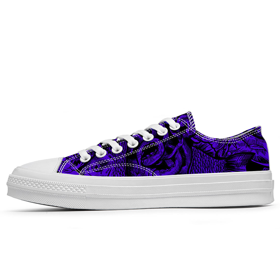 Resalta tu estilo con las zapatillas bajas de lona Fish para hombre y mujer