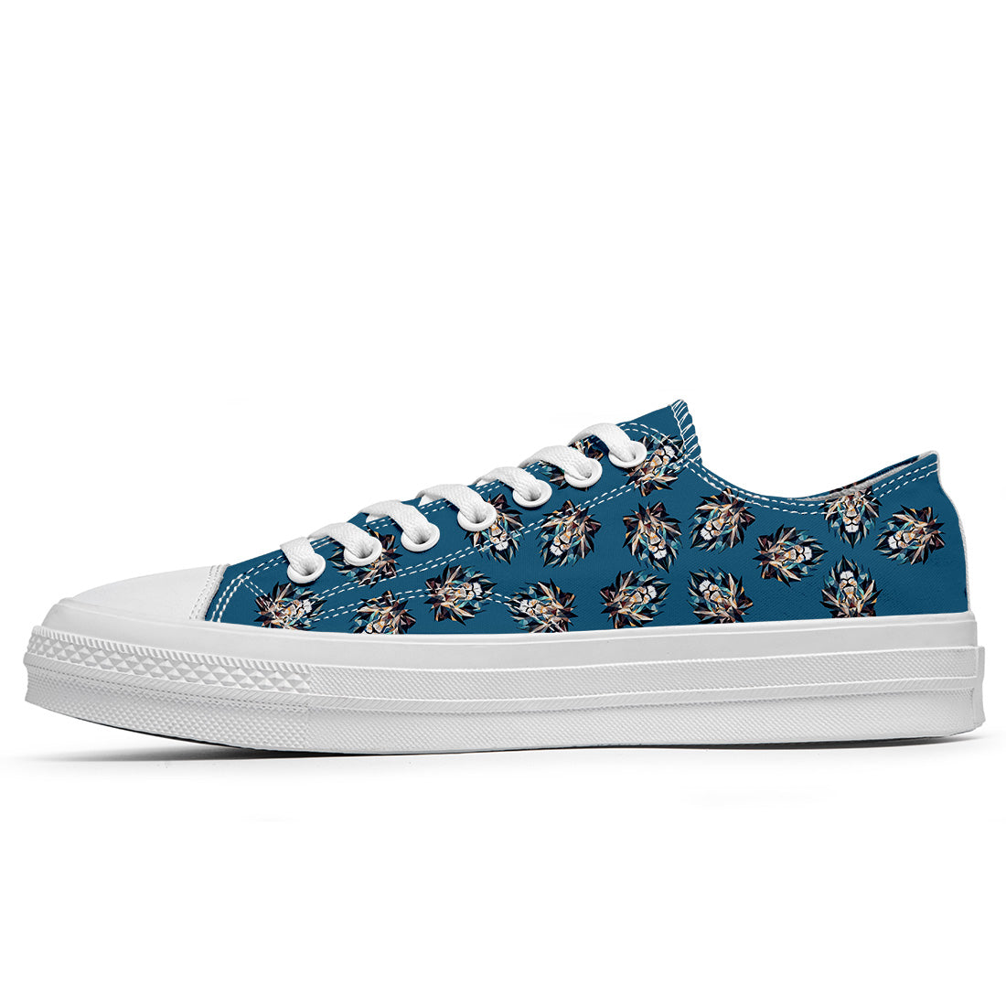 Resalta tu estilo con las zapatillas bajas de lona Lion para hombre y mujer