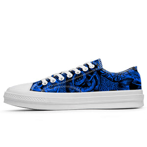 Resalta tu estilo con las zapatillas bajas de lona Fish para hombre y mujer