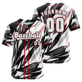 Camiseta de béisbol gris personalizada con botones para hombre mujer adulto y joven Estampado de nombre número y logotipo