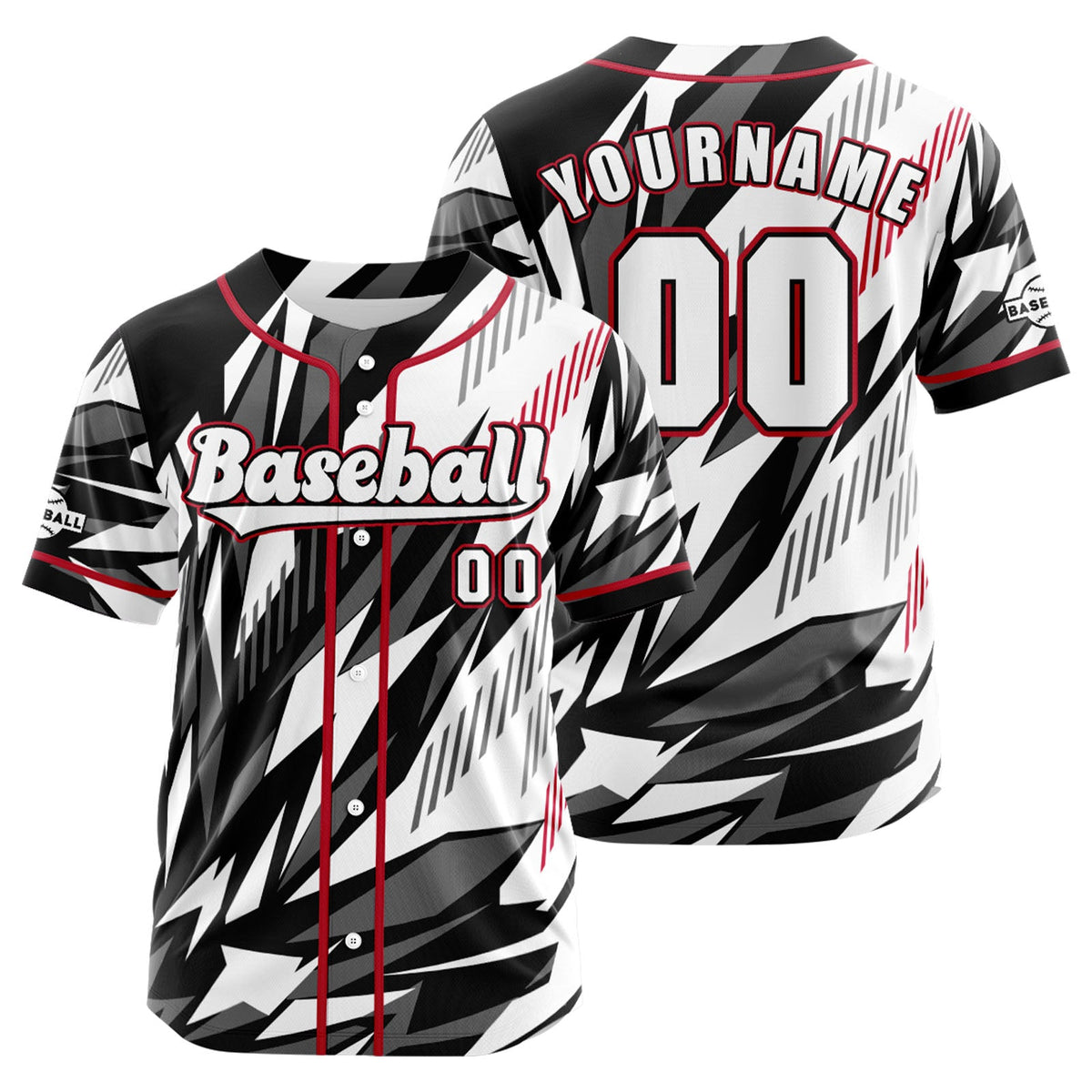 Camiseta de béisbol gris personalizada con botones para hombre mujer adulto y joven Estampado de nombre número y logotipo
