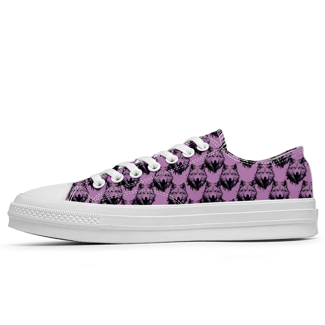 Realza tu estilo con las zapatillas bajas de lona Wolf para hombre y mujer