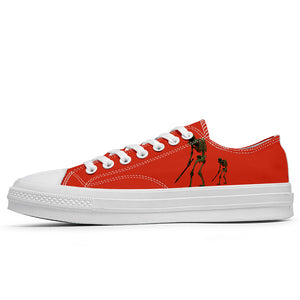 Resalta tu estilo con las zapatillas bajas de lona Skeleton para hombre y mujer