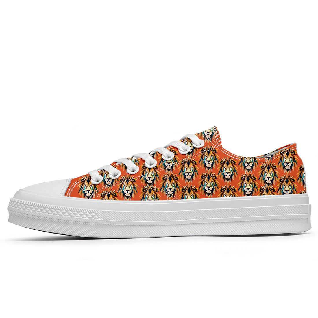 Resalta tu estilo con las zapatillas bajas de lona Lion para hombre y mujer