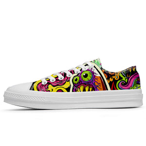 Realza tu estilo con zapatillas bajas de lona para hombre y mujer
